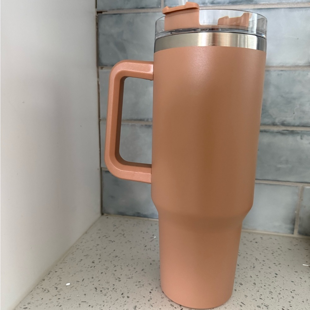 Amazon Tan Insulated Mug with Handle